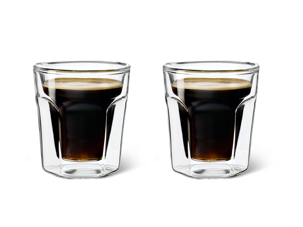 Dvoustěnný skleněný šálek na Espresso 100 ml 2ks - Leopold Vienna