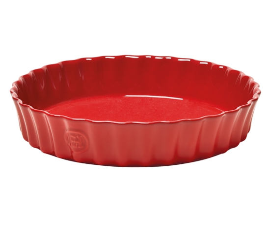 Koláčová forma hluboká 28 cm červená Burgundy - Emile Henry