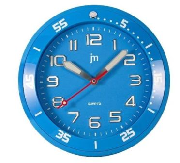 Nástěnné hodiny modré 28 cm - LOWELL