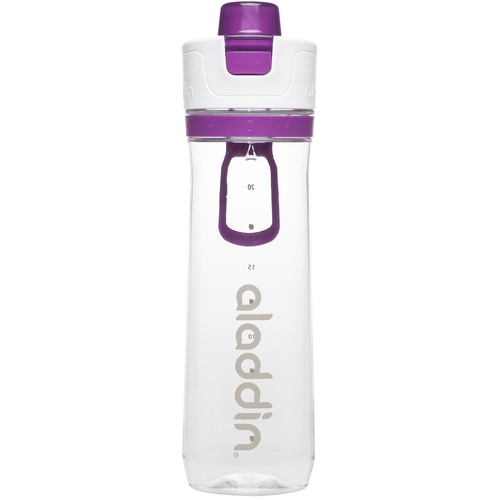 Sportovní láhev na vodu s počítadlem 800ml, fialová - Aladdin