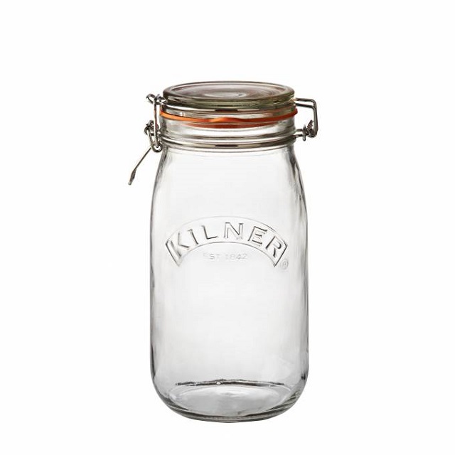 Sklenice s klipem 1,5l, kulatá - Kilner