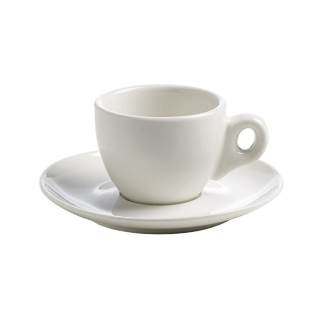 Šálek s podšálkem na espresso 60 ml, WHITE BASICS - Maxwell&Williams