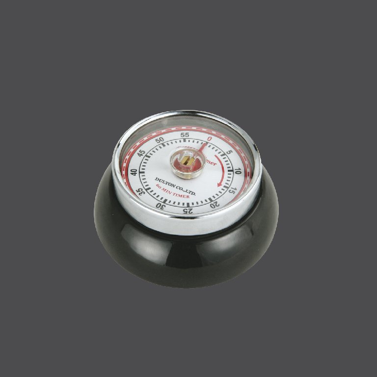 Kuchyňská magnetická minutka Speed Retro černá - Zassenhaus
