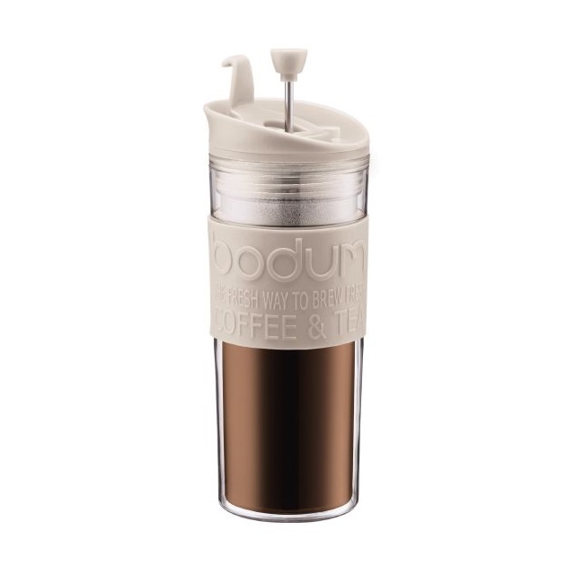 Cestovní french press 0,45 l, bílý, TRAVEL PRESS - BODUM