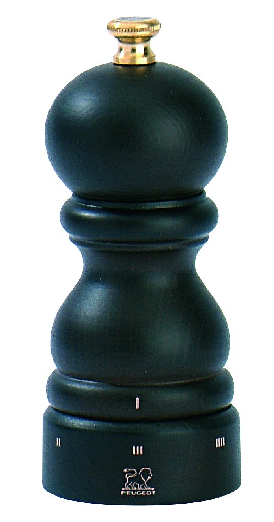 Dřevěný mlýnek na pepř 12 cm čokoládový PARIS - Peugeot
