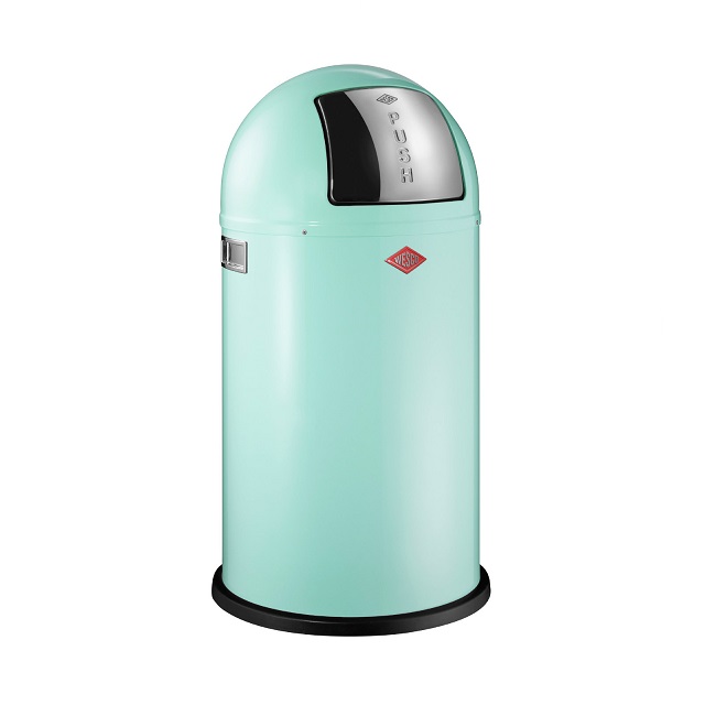 Odpadkový koš 50 l, mátový, PUSHBOY - WESCO