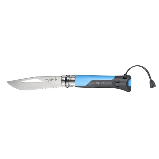 Zavírací nůž 8,5 cm N°08 modrá MULTIFUNCTION - OPINEL