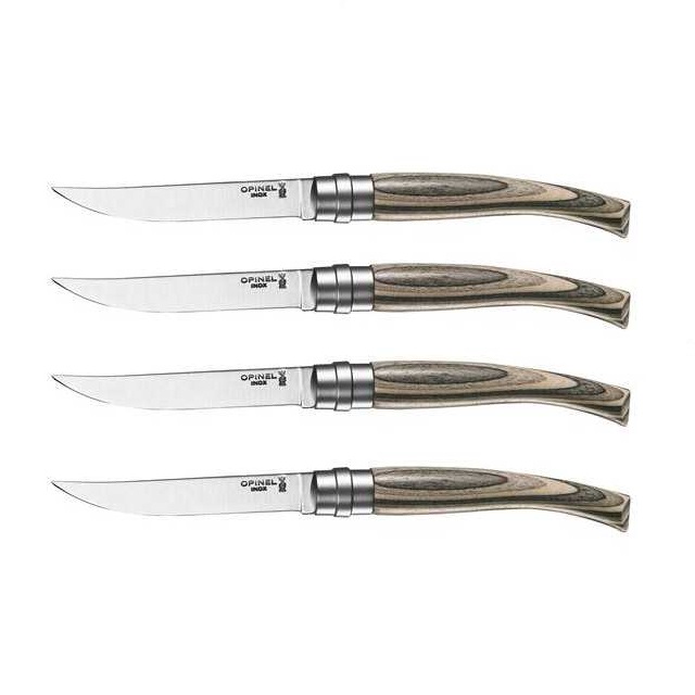 Příborové nože 4 ks 10 cm bříza TABLE CHIC - OPINEL