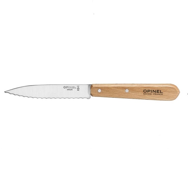 Nůž vroubkovaný 10 cm N°113 přírodní Les Essentiels - OPINEL