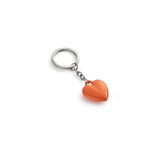 Klíčenka srdce 9 cm oranžová COEUR - PHILIPPI