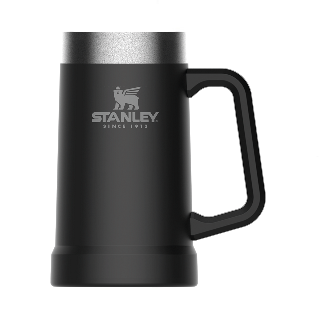 Korbel na pivo 700 ml matná černá ADVENTURE - STANLEY