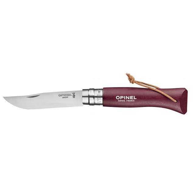 Zavírací nůž 8,5 cm N°08 burgundy COLORAMA - OPINEL