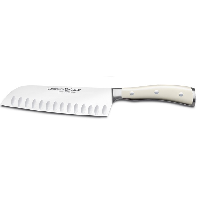 Nůž Santoku 17 cm CLASSIC IKON CRÉME - Wüsthof Dreizack Solingen