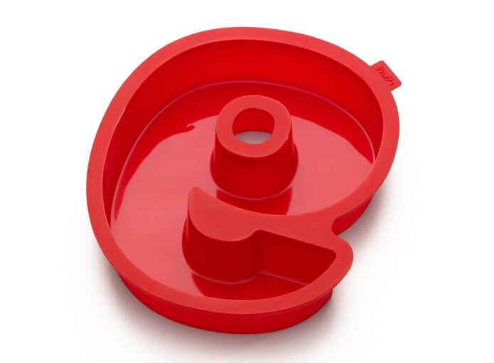 Silikonová forma na dort ve tvaru čísla 9, červená - Lékué