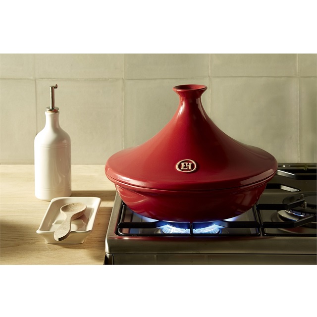 Tajine 27 cm červený Burgundy E-balení - Emile Henry