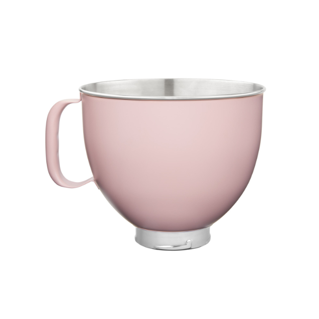 Nerezová mísa 4.83 l, růžová - KitchenAid