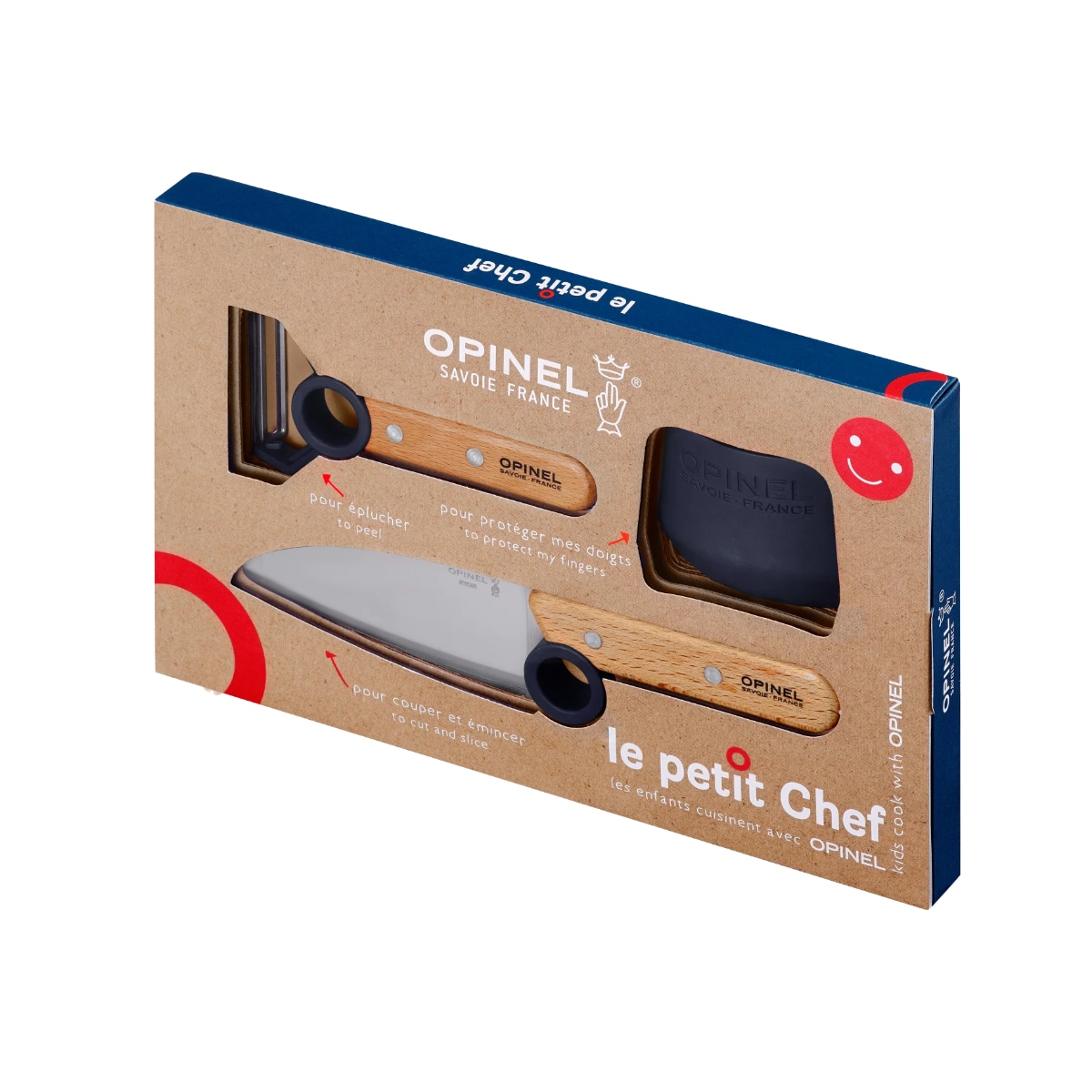 Dětská kuchařská sada Le Petit Chef, modrá - Opinel