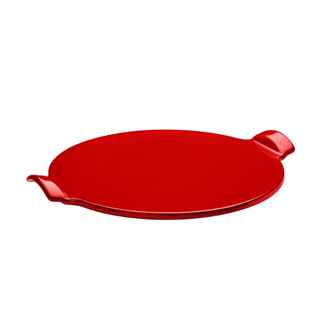 Tác na pečení pizzy, hladký, červená Burgundy, e-balení - Emile Henry