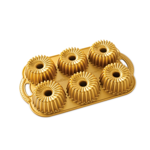 Forma na mini bábovky Brilliance, 1.18 l, Zlatá - Nordic Ware
