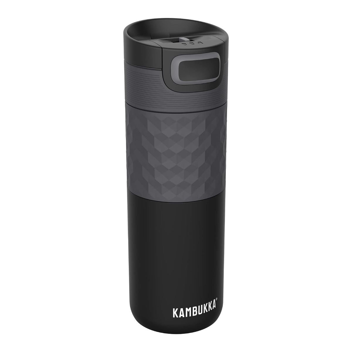 Termoláhev Etna Grip, Black Steel, 500 ml - Kambukka