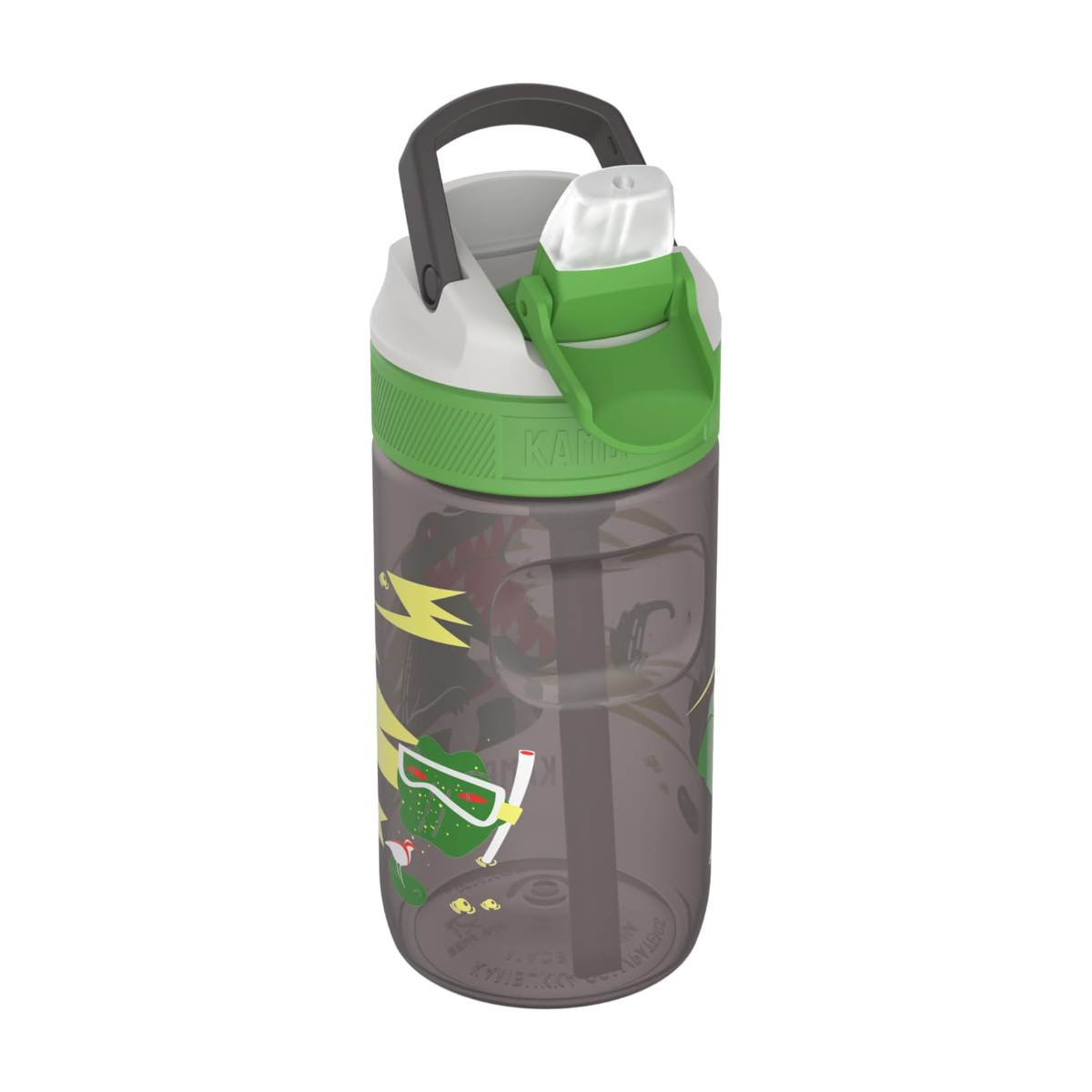 Láhev na vodu pro děti Lagoon, Crazy Crocodile, 400 ml - Kambukka