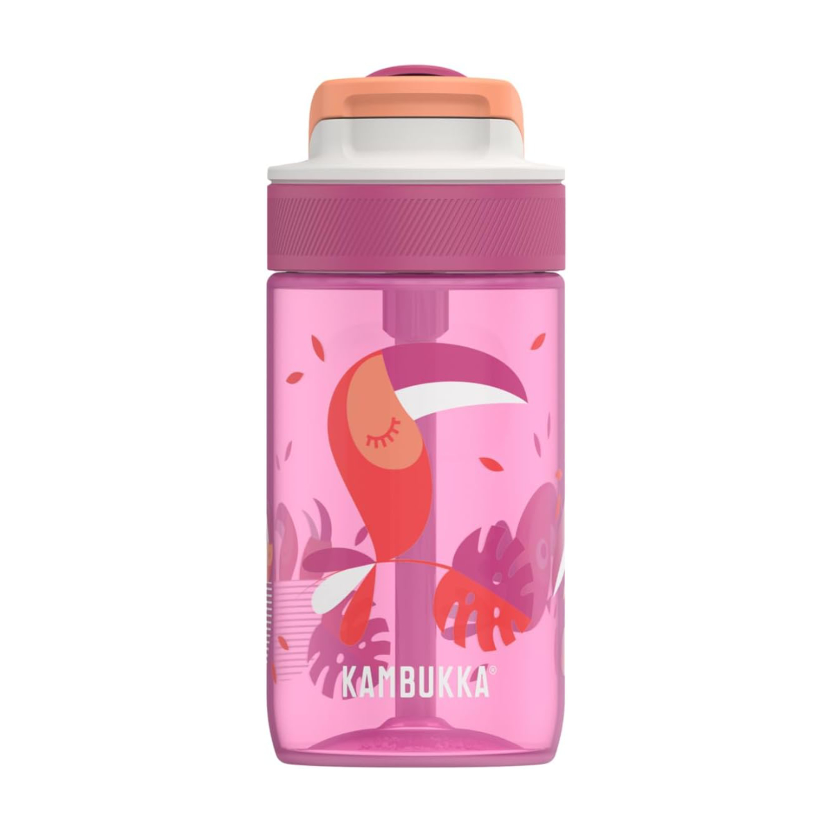 Láhev na vodu pro děti Lagoon, Toekan Love, 400 ml - Kambukka