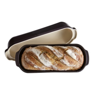 Forma na pečení chleba Specialities 39 x 16cm antracitová Charcoal - Emile Henry