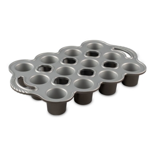 Forma na 12 POP OVER MUFFINY stříbrná - NORDIC WARE