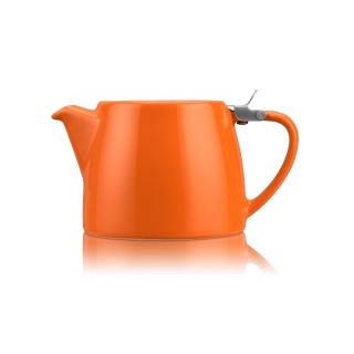 Porcelánová konvička na čaj 0,55 l oranžová, STUMP - ForLife
