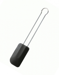 Silikonová stěrka černá 20 cm - Rösle