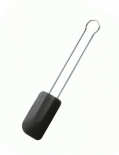 Silikonová široká stěrka černá 26 cm - Rösle