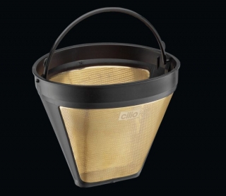 Permanentní zlatý filtr na kávu velikost 4 - Cilio