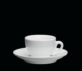 Porcelánový šálek na espresso ROMA bílý 50 ml - Cilio