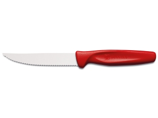 Nůž na pizzu/steak 10 cm, červený - Wüsthof Dreizack Solingen