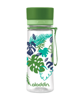 Láhev na vodu 350ml, zelená s potiskem, AVEO - Aladdin