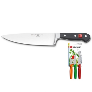 Kuchařský nůž 20 cm, CLASSIC + sada nožů 3 ks -Wüsthof Dreizack Solingen 