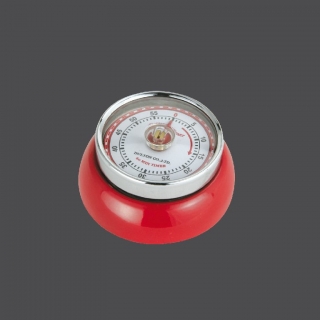 Kuchyňská magnetická minutka Speed Retro červená - Zassenhaus