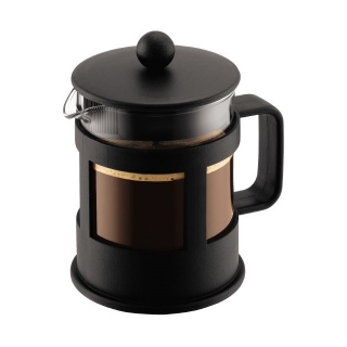 French press 0,5 l, černý, KENYA - BODUM