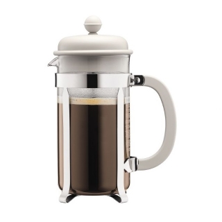 French press 1 l, bílý, CAFFETTIERA - BODUM