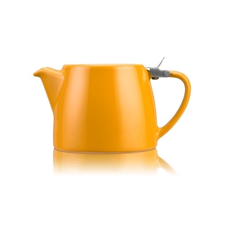 Porcelánová konvička na čaj 0,55 l mandarinková, STUMP - ForLife