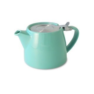 Porcelánová konvička na čaj 0,4 l tyrkysová, STUMP - ForLife