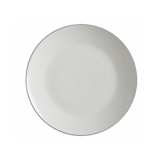 Mělký talíř 27,5 cm, WHITE BACICS EDGE - Maxwell&Williams
