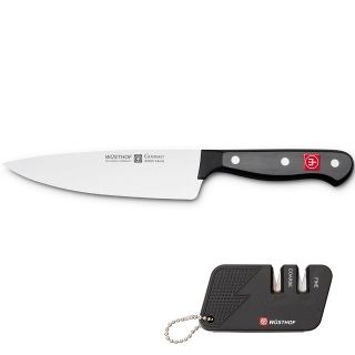 Kuchařský nůž 16 cm GOURMET + kapesní brousek - Wüsthof Dreizack Solingen 