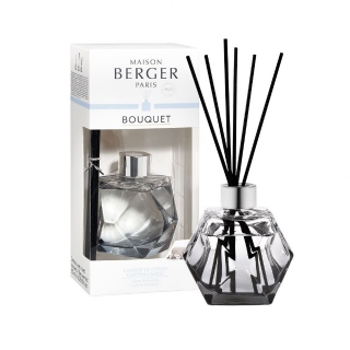 Sada difuzér černý, GEOMETRY + Bavlněná péče 180 ml - MAISON BERGER PARIS