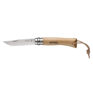 Zavírací nůž 8 cm N°07 adventurer CLASSIC STAINLESS STEEL - OPINEL