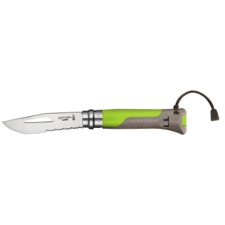 Zavírací nůž 8,5 cm N°08 zelená MULTIFUNCTION - OPINEL