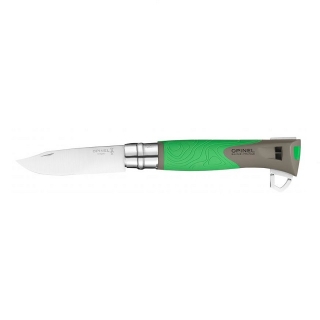 Zavírací nůž 10 cm N°12 zelená MULTIFUNCTION - OPINEL