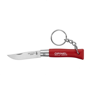 Zavírací nůž klíčenka 5 cm N°04 červená COLORAMA - OPINEL