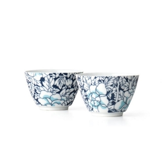 Šálky na čaj 2 ks modré Yantai - Bredemeijer