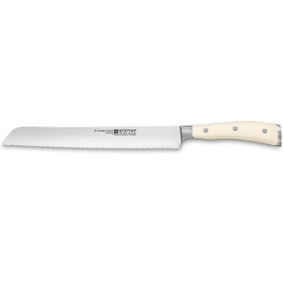 Nůž na chléb s dvoj vroubky 23 cm CLASSIC IKON CRÉME - Wüsthof Dreizack Solingen